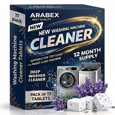 Washing Machine Cleaner Tablets (17 Tablets) Drum & Pipe Deep Cleaner
