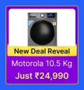 Motorola 10.5 kg Washing Machine @ ₹24990 in Flipkart Big Billion Days Sale...
