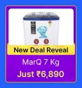 MarQ 7 kg Washing Machine @ ₹6890 in Flipkart Big Billion Days Sale...