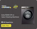 Extra ₹2000 Off Washing Machines with 200 Supercoins...