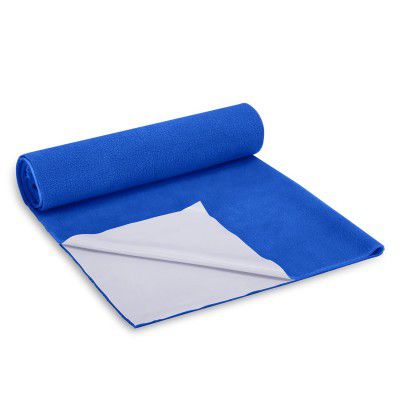 Waterproof Baby Fleece Sheet, Burgundy and White, Soft Dry Sheet (Blue, Small - 50 x70 cm)