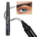 Waterproof Eyebrow Pen - Microblading Eyebrow Pencil with a Micro-Fork Tip Applicator - Creates Natural Looking Brows Effortless...