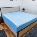 Waterproof Mattress Protector King Size (72x78 Inch) - Soft Non-Woven Fabric, Breathable Elastic Fitted Bed Cover, Dust & Spill Protection, Durable Mattress Cover (Light Blue)...