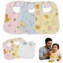 Waterproof Spill Resistant Bibs, Baby Apron with Bib, Baby Bibs for 6 to 12 Months (Set of 3)...