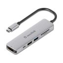 WAVLINK USB C Hub, 7-in-2 Type C Adapter Mini Docking Station with Thunderbolt 3 USB C Port, 4K HDMI, 2 USB 3.0, SD/TF Card Reader, 100W PD for MacBook Pro 2016-2020 MacBook Air 2018-2020, Plug & Play...