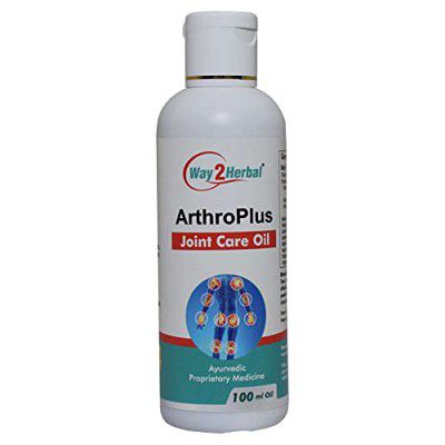 Way2Herbal Arthro Plus Joint Care Oil, Joint Pain Oil (100 ML Pack of 2)