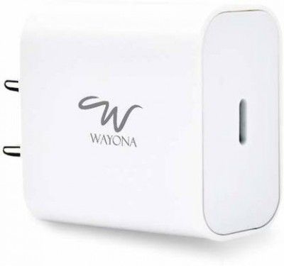 Wayona 20 W Qualcomm 3.0 3 A Wall Charger for Mobile  (White)