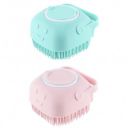 WAZDORF Body Scrubber with Soap Dispenser Brush, Silicone Exfoliating Brushes, Soft Body Exfoliator...