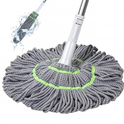 Wazdorf Microfiber Floor Cleaner  (Grey)