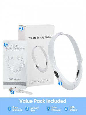 WBC World Beauty Care Smart V Lift Facial Contouring Device - White