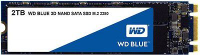 WD Blue 3D 2 TB Laptop Internal Solid State Drive (SSD) (WDS200T2B0B)  (Interface: SATA III, Form Factor: M.2)