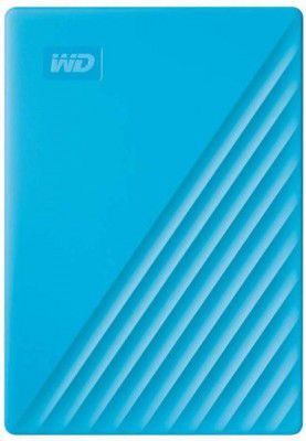 WD My Passport 2 TB External Hard Disk Drive (HDD) (Blue, Black)