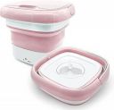 WEADFAX Latest Mini Washing Machine Portable Folding Washing Machine Single Person Use Mobile Foldable Washing...