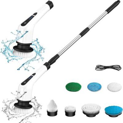 wearonics Electric Spin Scrubber, Electric Bathroom Cleaning Brush