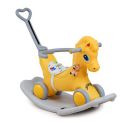 Webby Musical 2 in 1 Horse Rocker Cum Rider-Kids Ride On Push Car...