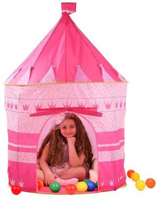 Webby Princess Castle Play Tent House for Kids( Balls Not Included)
