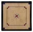 Webby Solid Carrom Board with Coins & Striker (20x20 Inches)...