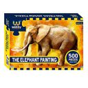 Webby The Elephant Painting Jigsaw Puzzle, 500 Pieces...