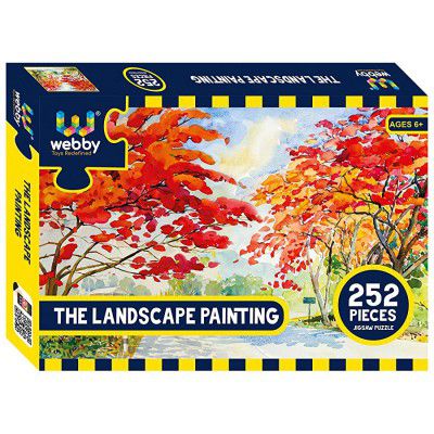 Webby The Landscape Painting Jigsaw Puzzle 252 Pieces