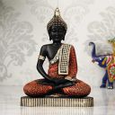 Webelkart Premium Meditating Sitting Gautam Buddha Idol Statue Showpiece for Home/Office Decor (9 Inches, Plastic)...
