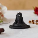 Webelkart Premium Polyresin Adiyogi Shiva Statue for Home and Car Dashboard - Adiyogi Showpiece for Home/Pooja/Office Decor (Self Adhesive, Black, 2.5 in)...
