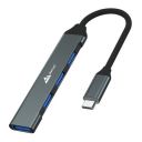 Wecool 4-in 1 USB Hub (Type C to 4 USB-A Ports) with Fast Data Transfer, USB C Hub with USB 2.0 and 3.0 Ports, Compatible with Laptops, Pc, MacBook and Smartphones Type C Devices...