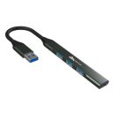 WeCool 4 Ports USB Hub (USB A to 4 USB-A Ports), 3 Ports USB 2.0 and 1 Port USB 3.0 for Super High Speed Data Transfer, USB hub 3.0 for pc, Laptop, HDD, Printer, Camera,Keyborad, Mouse...