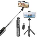 WeCool Selfie Stick with Tripod Stand, Bluetooth Extendable Tripod for Mobile Phone...