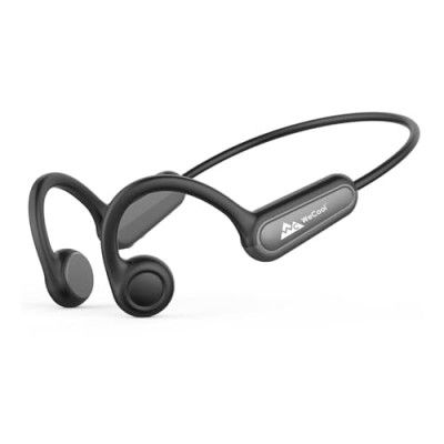 WeCool Moonwalk M1 Bone Conduction Open Ear Headphones, 5.4 Bluetooth Earphones, IPX5 Water & Sweatproof Comfort-fit Earphones - Black