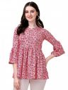 Wedani Women's Casual Bell Sleeves V-Neck Foral Top...
