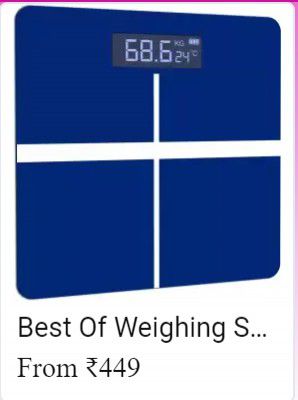 Weight Machine @ Rs. 449 in Flipkart Big Billion Days   