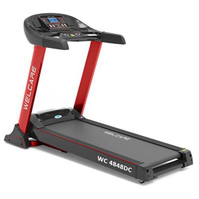 Welcare Motorized Treadmill WC4848 DC 2.5 HP(5 HP Peak),Indias Most Trusted Fitness Equipments Brand