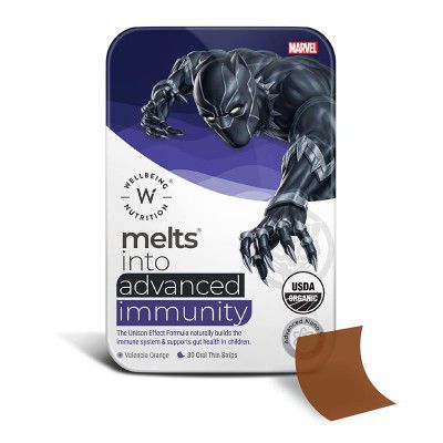 Wellbeing Nutrition Marvel Black Panther Melts (30 Thin Strips)