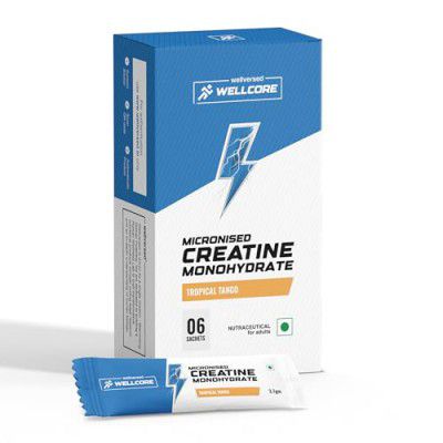 Wellcore - Pure Micronised Creatine Monohydrate Sachets (Pack of 6)