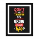 Wens Multicolor 14 X 17 Inch Funny Quotes Framed Poster with Front Acyclic Glass...