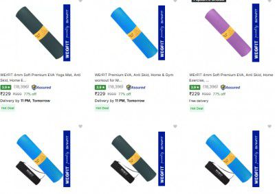 Werfit Yoga Mats Upto 77% Off Starting From Rs.229