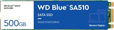 WESTERN DIGITAL WD Blue M.2 500 GB Desktop, Laptop Internal Solid State Drive (SSD) (WDS500G3B0B) (Interface: M.2, Form Factor: M.2)