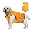 Western Era Funky Soft Cotton Dog T-Shirt | Comfortable & Breathable Dog Clothing | Sleeveless Vest Puppy Outfit |(Polka Orange) (Large - 20inches)...