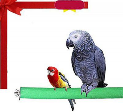 Western Era Set of 2 Safe Wood Sand Perch/Stand/Toy for Birds (Light Weight) (Size - 10")