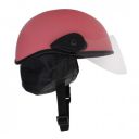 Western Era Unisex Half Helmet for Men & Women | Clear Visor (Large)...