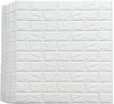 wewell Wall Wallpaper 3d Modern Design Wall Decor  (77 cm X 70 cm, White)