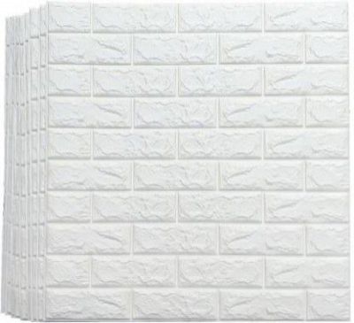 wewell Wall Wallpaper 3d Modern Design Wall Decor  (77 cm X 70 cm, White)