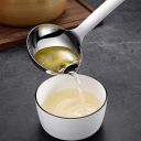 WEZOSHINET™ Stainless Steel Oil Soup Separator Spoon, Oil Filter Spoon, Cooking Spoon Oil-Separated Spoon with Long Handle, Grease Filter Spoon for Home Kitchen Hot Pot Fat Skimmer (Silver)...