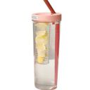 WEZOSHINET Water Bottle with Motivational Time Marker, Leakproof Durable Non-Toxic Sipper Water bottle for office, School Gallon Water bottle for gym (JUICE BOTTLE INFUSER)...