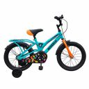 Wheely Crush 16T Kids Bike, 10 Inch Frame, Blue, Single Speed Steel Frame Bike for 5-7 Years Unisex, Height 3-4 feet...