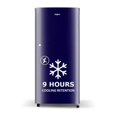 [Extra Rs.1874 OFF] Whirlpool 184 L 2 Star Direct-Cool Single Door Refrigerator (205 WDE CLS 2S SAPPHIRE BLUE-Z)