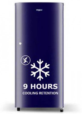 Whirlpool 184 L Direct Cool Single Door 2 Star Refrigerator (205 WDE CLS 2S SAPPHIRE BLUE-Z)