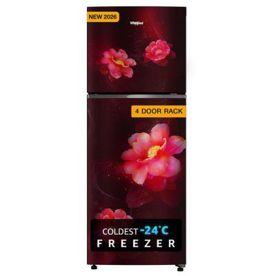 Whirlpool 235 L 2 Star Frost-free inverter Double Door Refrigerator (NEO SP278 PRM WINE ROSE(2S)-Y, 2026 Model)