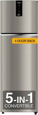 [Extra Rs 7000 Off] Whirlpool 327 L Frost Free Double Door 3 Star Convertible Refrigerator  (ILLUSIA STEEL, IF INV 375 ILLUSIA STEEL(3S) CONV-TL)