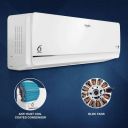 Whirlpool 3D Cool 5 in 1 Convertible 1 Ton 3 Star Inverter Split AC (2026 Model, Copper Condenser, 41499)...